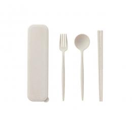 カトラリーセット麦わら入タイプロング(3点)