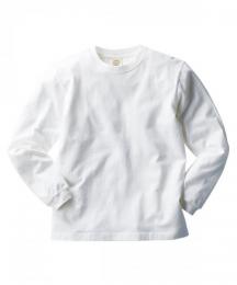 オーガニックコットンロングスリーブTシャツ(リブ有り)