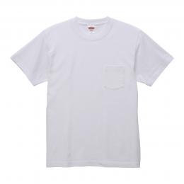 5.6オンス　ハイクオリティー　Tシャツ(ポケット付き)