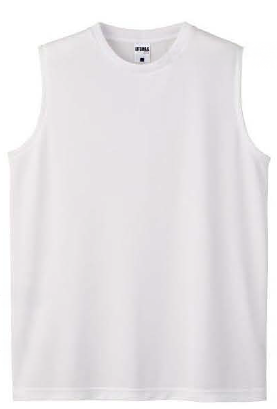 ノースリーブTシャツ(ポリジン加工)