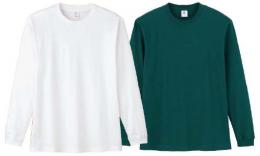 5.6オンスハイグレードロングスリーブTシャツ(ホワイト)