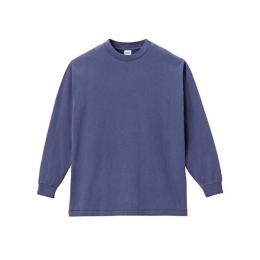 6.5オンスピグメントダイロングスリーブTシャツ