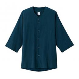 楊柳鯉口五分袖シャツ