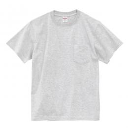5.6オンス　ハイクオリティー　Tシャツ(ポケット付き)