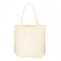 厚手コットンラウンドボトムバッグ(L)
