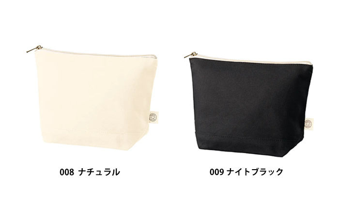 オーガニックコットンキャンバスデイリーポーチ(M)